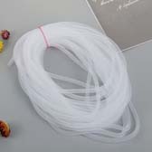 Lószőr csőszalag 6 mm széles - WHITE (fehér)